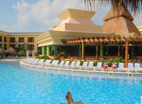 Iberostar Paraiso Maya Lounge Chairs At Pool