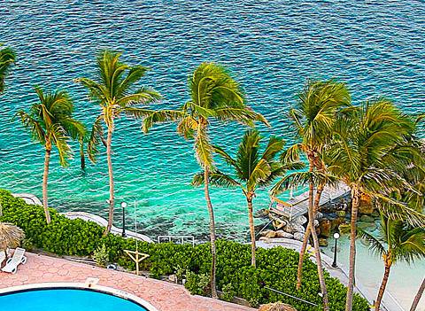 Paradise Island Harbour Resort Pool 1