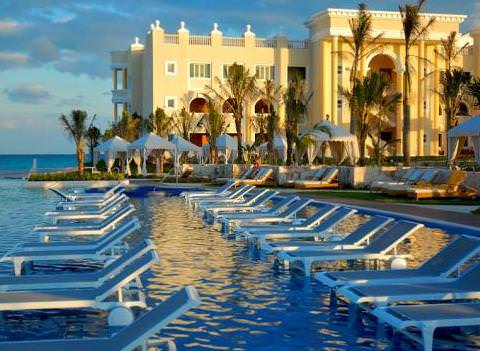 Poolside Lounge Chairs Iberostar Grand Hotel Paraiso