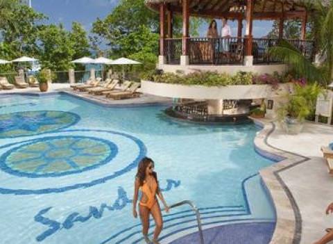 Sandals Ochi Beach Resort Pool 2