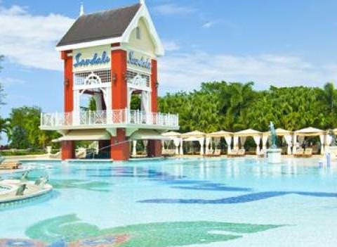 Sandals Ochi Beach Resort Pool 7
