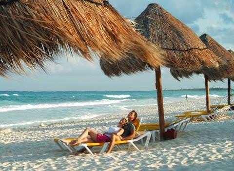 White Powder Sand At Paraiso Maya Beach